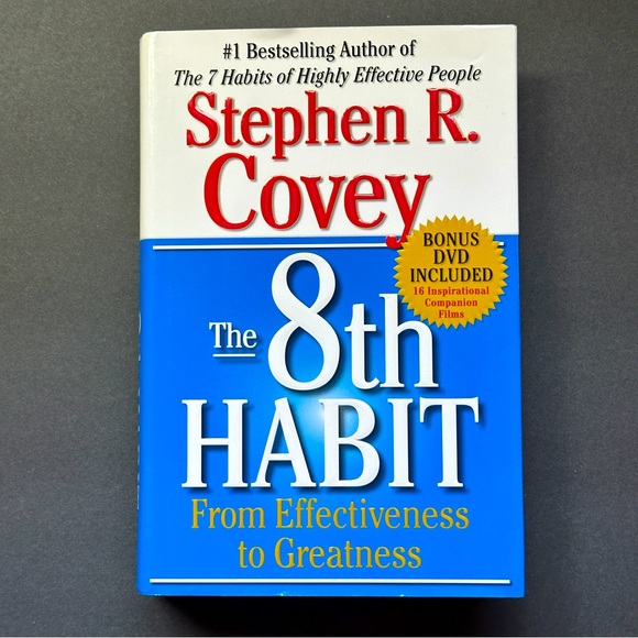 The 8th Habit by Stephen R. Covey | Self-Help | Hardcover Book - Picture 1 of 12